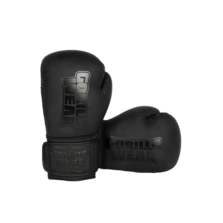Guantoni boxe Gorilla Wear: poliuretano e supporto polsi