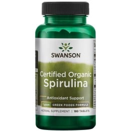 Spirulina biologica 500 mg Swanson: 180 compresse