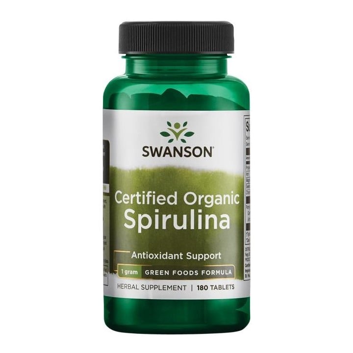 Spirulina biologica 500 mg Swanson: 180 compresse