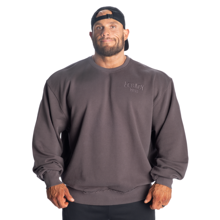Felpa girocollo uomo Better Bodies: interno garzato