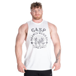 Men's bodybuilding tank top GASP: cut-out 140 gsm