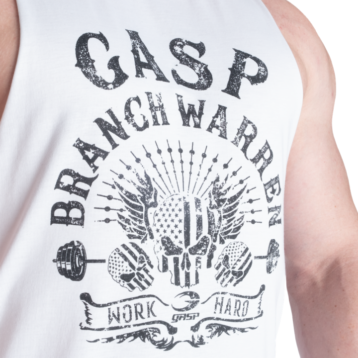 Men's bodybuilding tank top GASP: cut-out 140 gsm