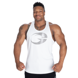 Men's T-back Tank Top Gasp: Ribbed Cotton