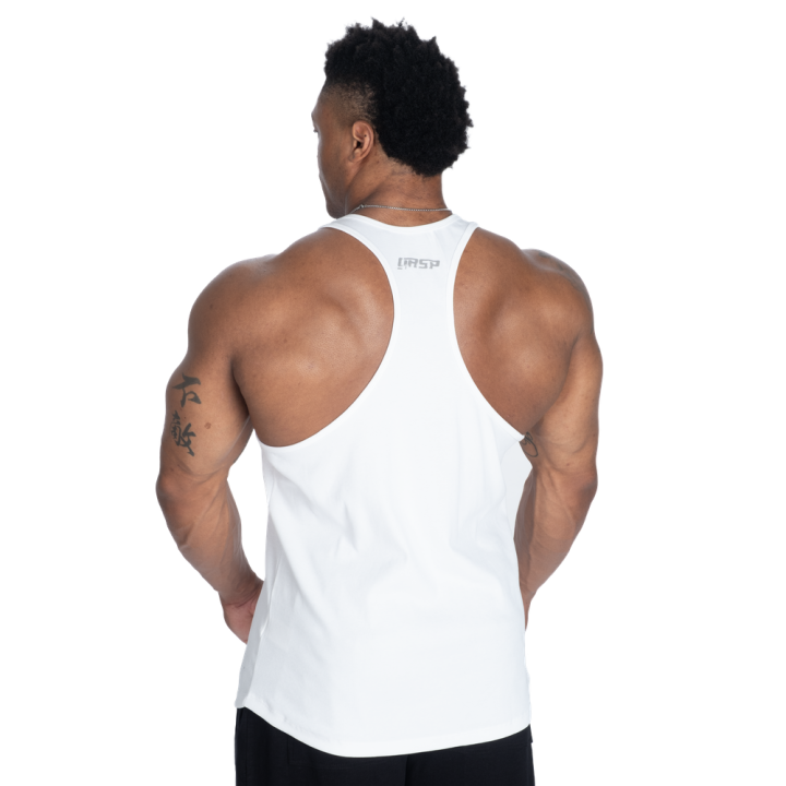 Men's T-back Tank Top Gasp: Ribbed Cotton