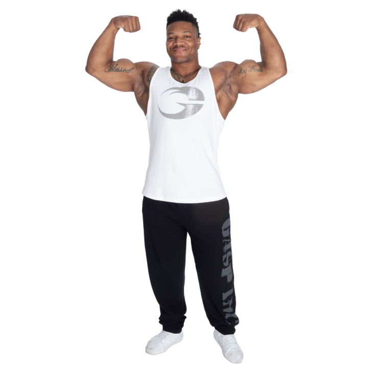 Men's T-back Tank Top Gasp: Ribbed Cotton