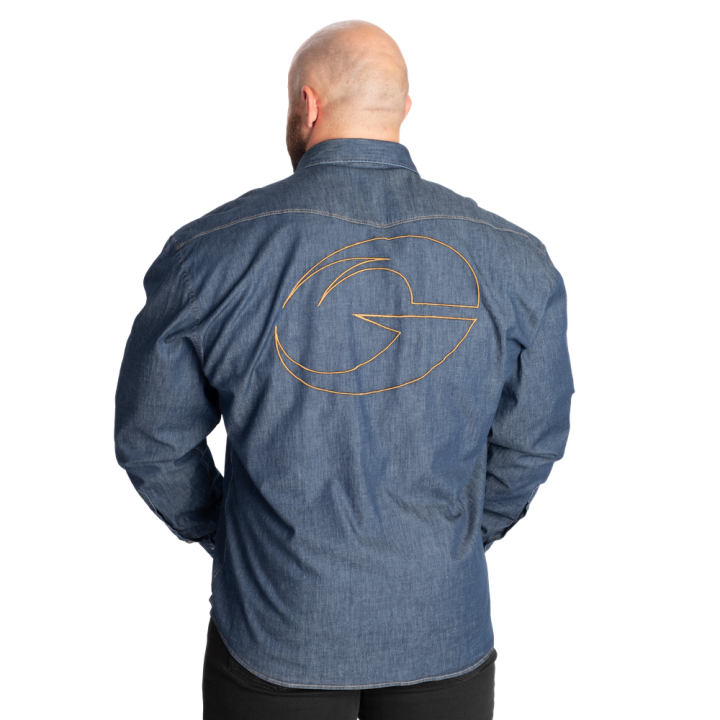 Men's stretch denim shirt GASP: regular fit