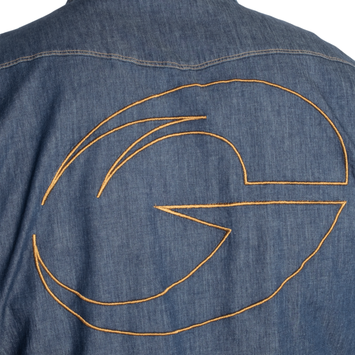 Camicia denim uomo GASP: cotone stretch