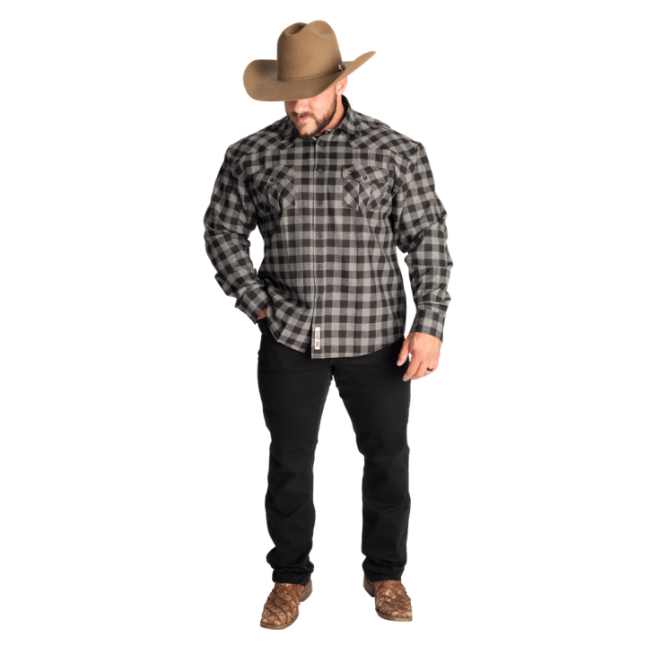 Camicia flanella a quadri Gasp: 50% cotone