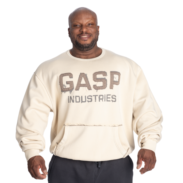 Felpa girocollo oversize GASP: cotone 310 GSM
