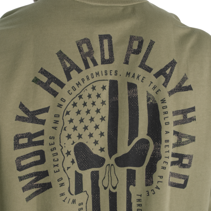 Men's crewneck sweatshirt Gasp: acid wash cotton