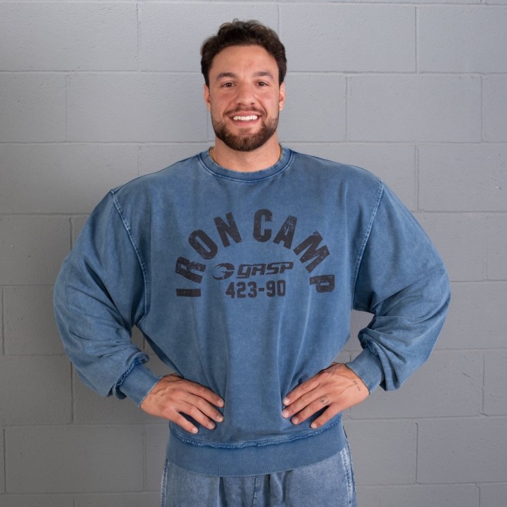 GASP Cotton Crewneck: 300 GSM Vintage Wash