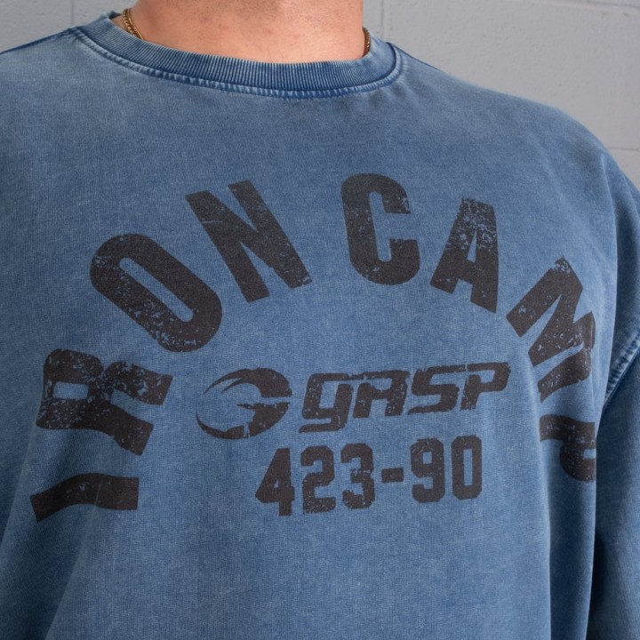 GASP Cotton Crewneck: 300 GSM Vintage Wash