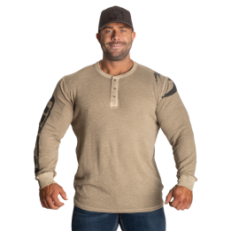 Men's thermal shirt GASP: waffle Henley