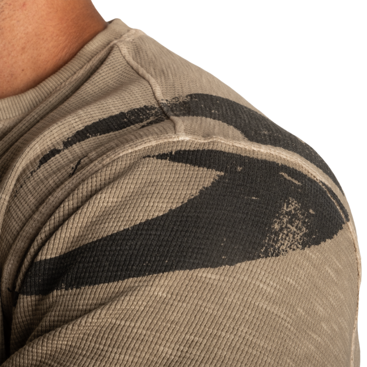 Men's thermal shirt GASP: waffle Henley