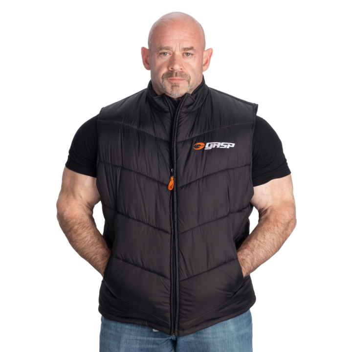 Gilet imbottito uomo GASP: nylon leggero