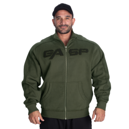 GASP gym sweatshirt: full zip 435 GSM