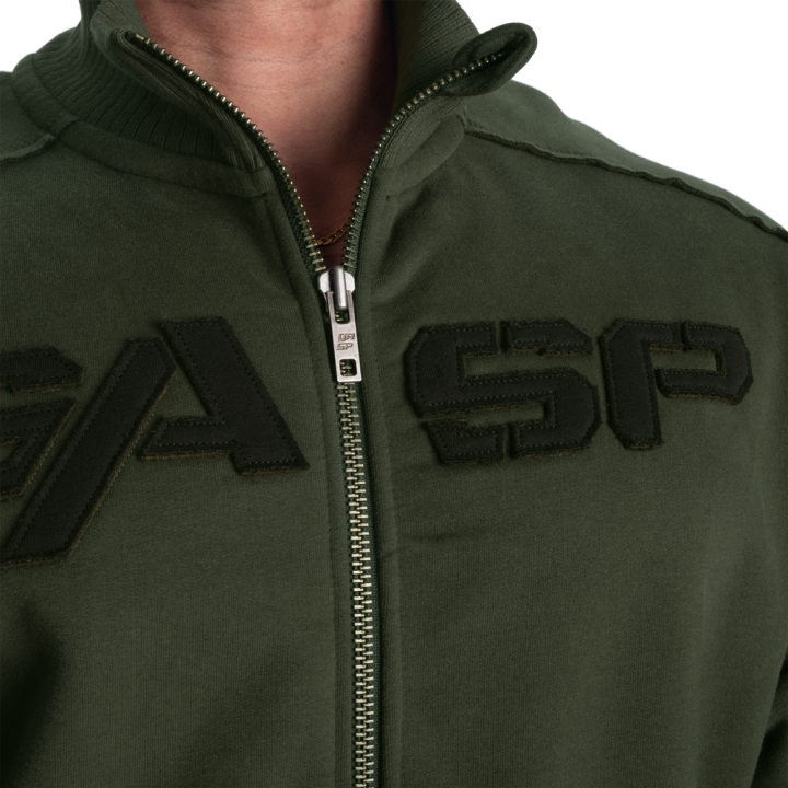 GASP gym sweatshirt: full zip 435 GSM