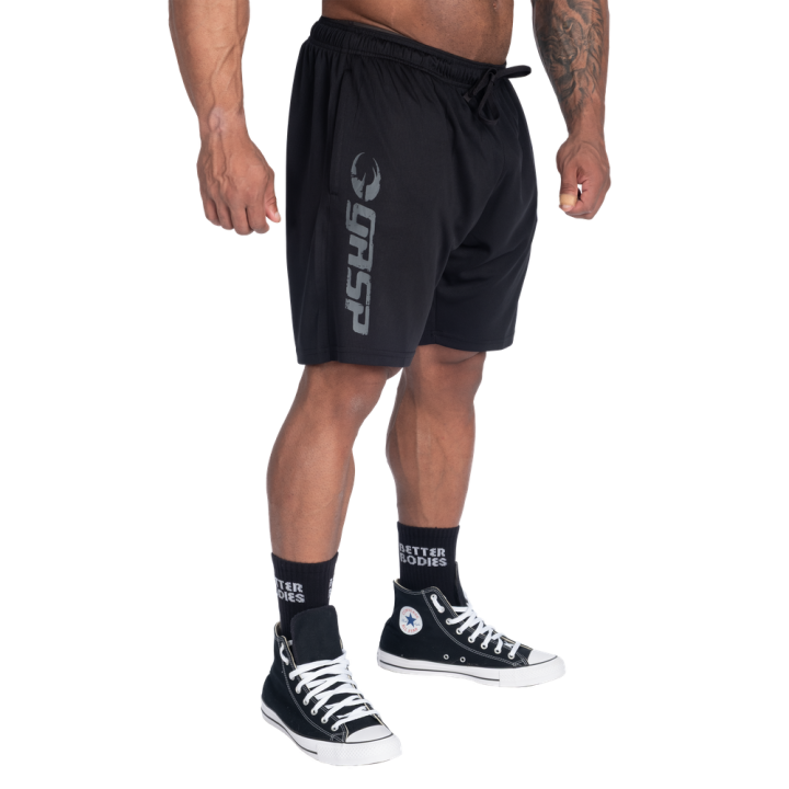Pantaloncini corti palestra uomo GASP: mesh elasticizzato