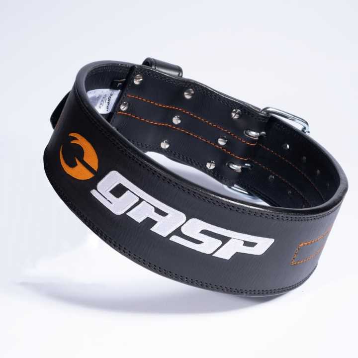 Gasp Power Belt: 100% Leather Weightlifting Belt