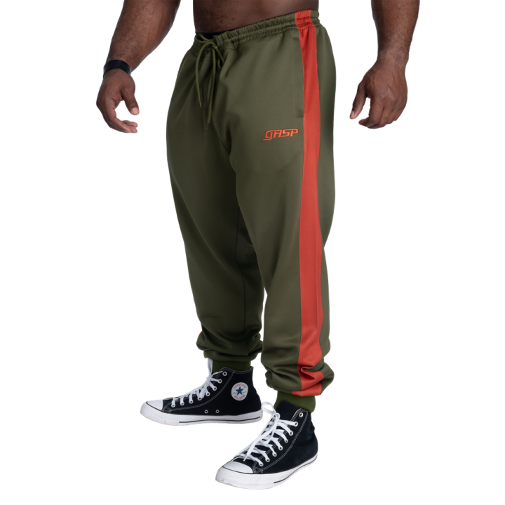Pantaloni tuta palestra uomo GASP: tessuto scuba stretch