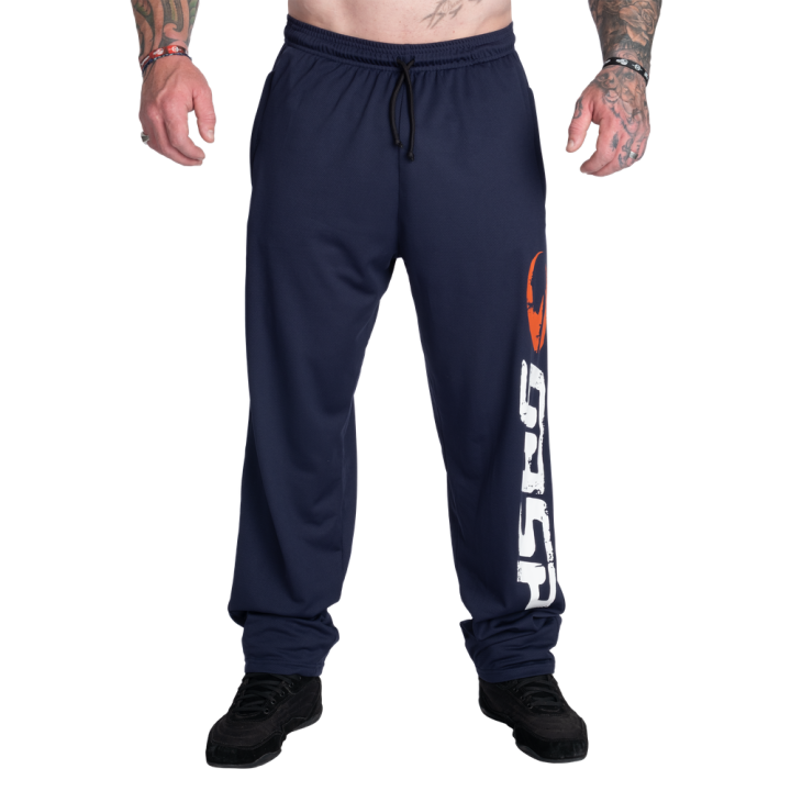 Baggy Mesh Gym Trousers GASP: 100% Polyester Fabric
