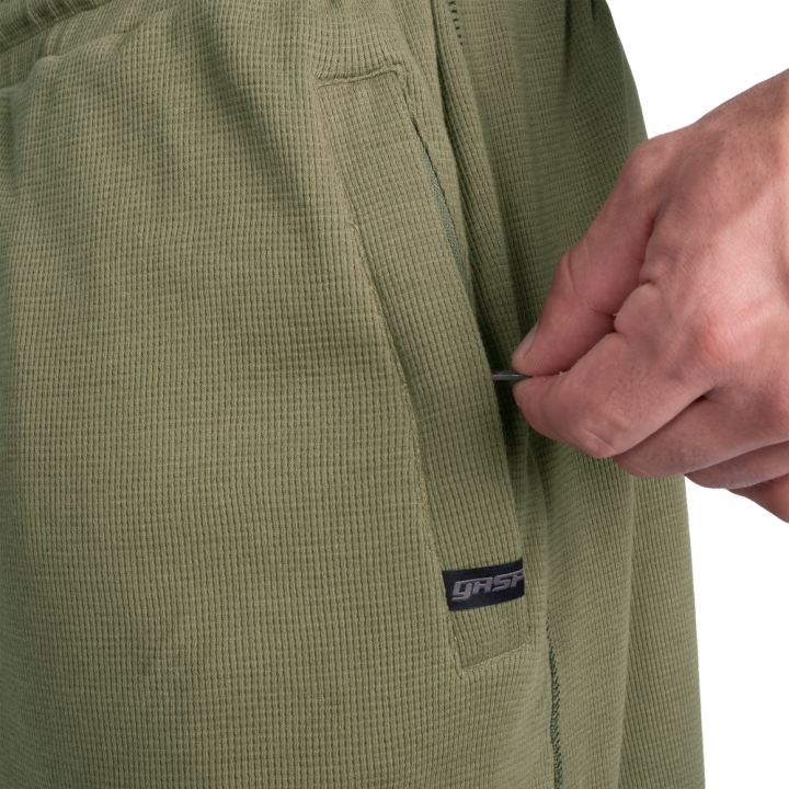 Thermal Gym Trousers GASP: Structured Knit, Loose Cut