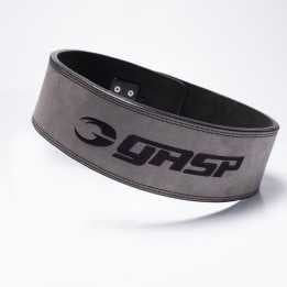 GASP Leather Gym Belt: 10 mm Lever Closure