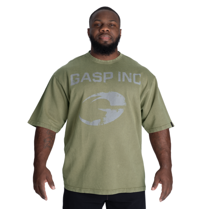 T-shirt uomo oversized Gasp: cotone terry pesante