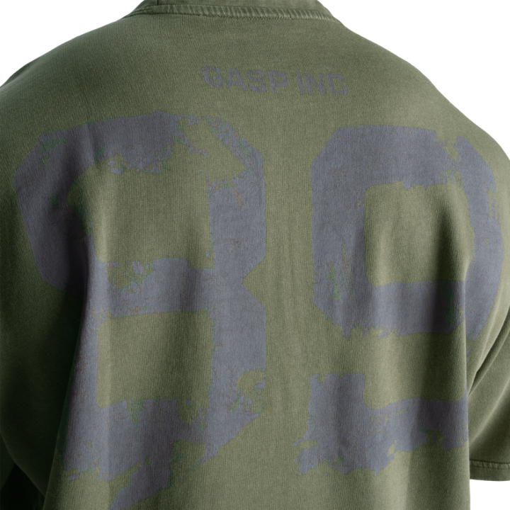 T-shirt uomo oversized Gasp: cotone terry pesante