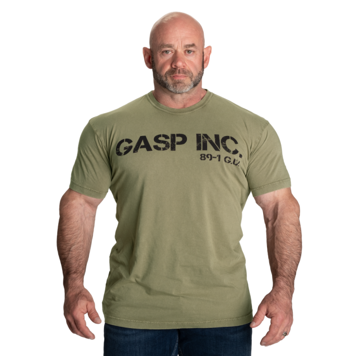 Men's regular fit t-shirt Gasp: acid-washed cotton