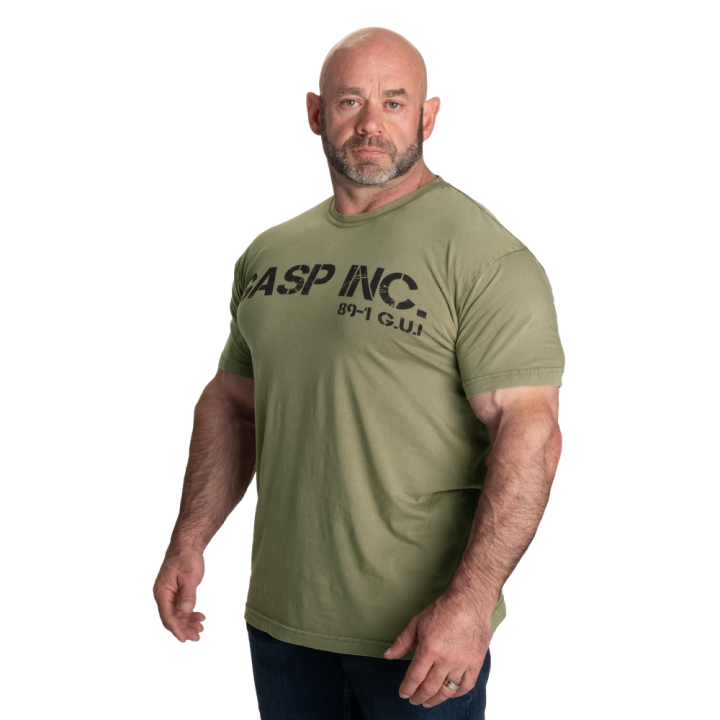 T-shirt uomo regular fit Gasp: cotone acid wash
