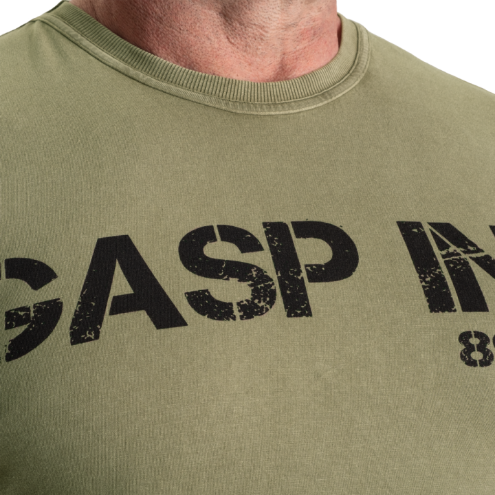 Men's regular fit t-shirt Gasp: acid-washed cotton