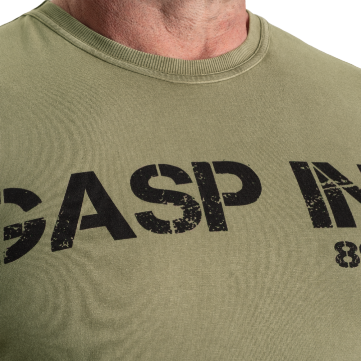 T-shirt uomo regular fit Gasp: cotone acid wash