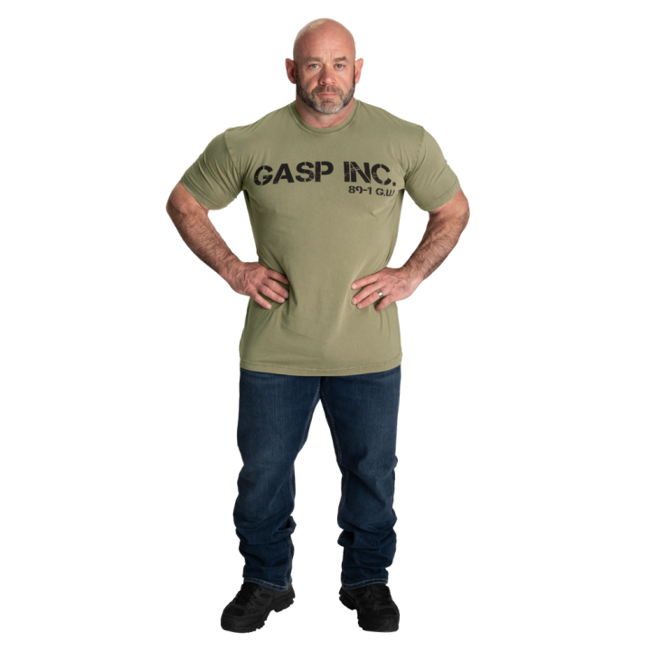 Men's regular fit t-shirt Gasp: acid-washed cotton