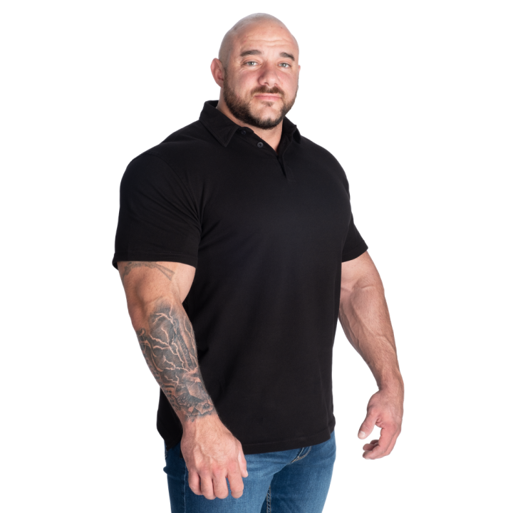 Polo uomo bodybuilding GASP: cotone elasticizzato
