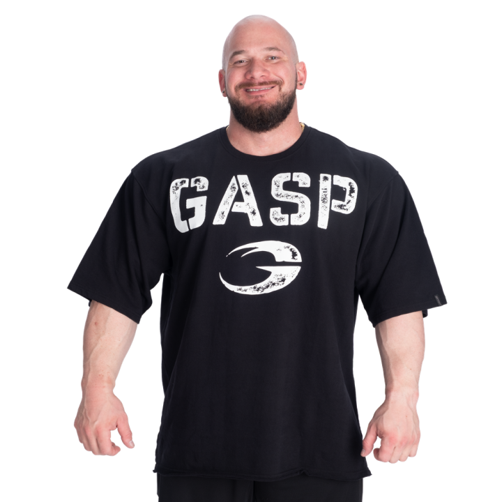 Men's oversized gym t-shirt GASP: heavyweight cotton