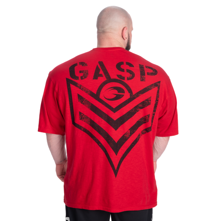 T-shirt palestra oversize GASP: cotone slub