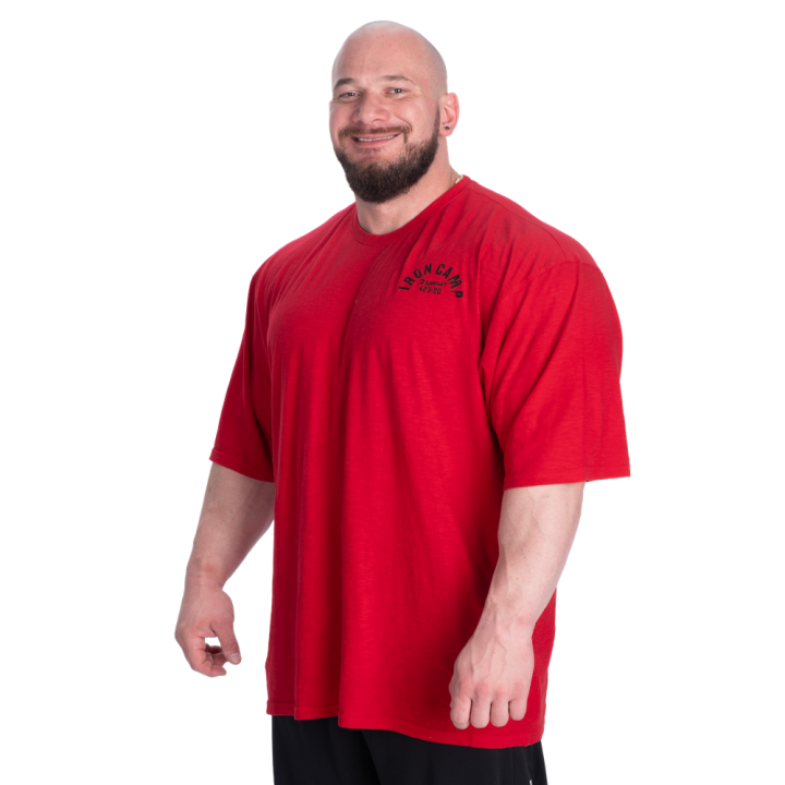 T-shirt palestra oversize GASP: cotone slub