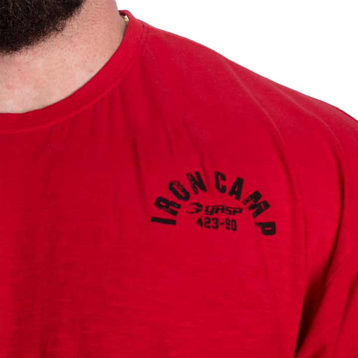 T-shirt palestra oversize GASP: cotone slub