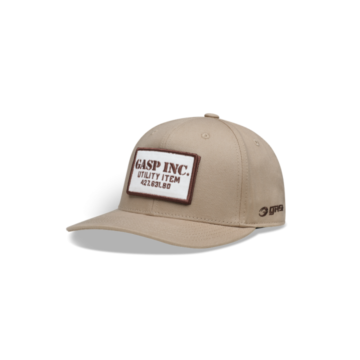 Cappellino canvas GASP: 6 pannelli e visiera curva