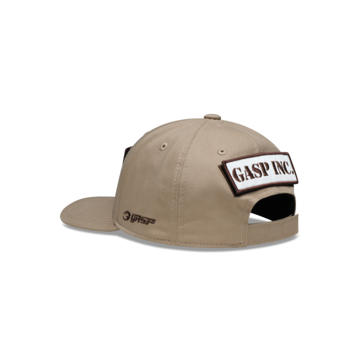 Canvas cap GASP: 100% cotton, 6 panels and curved brim