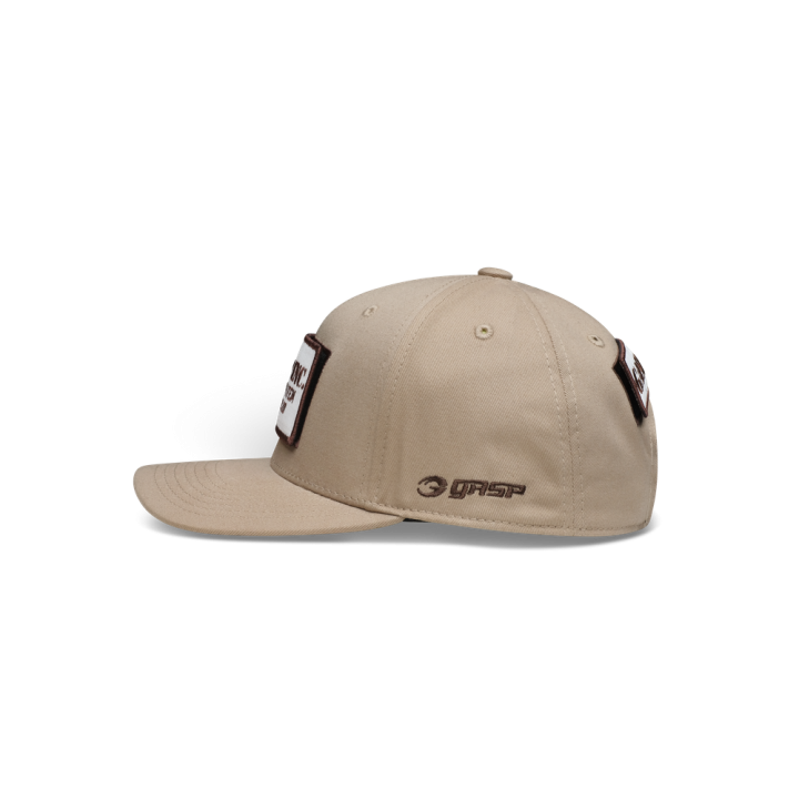 Canvas cap GASP: 100% cotton, 6 panels and curved brim