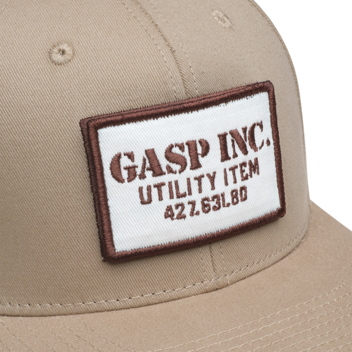 Canvas cap GASP: 100% cotton, 6 panels and curved brim