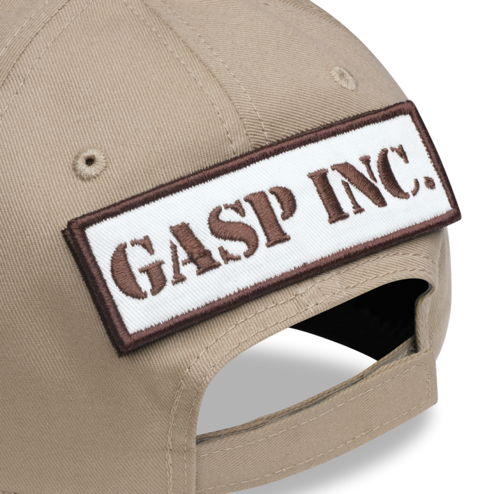 Cappellino canvas GASP: 6 pannelli e visiera curva