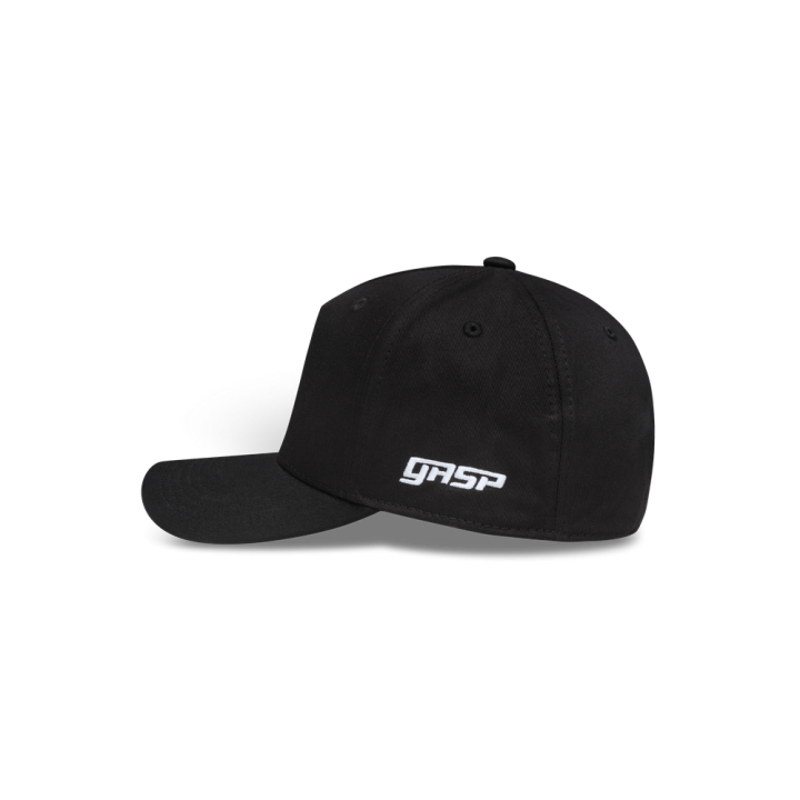 GASP Original Cap: Curved Brim Snapback in 100% Cotton