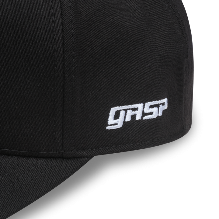 GASP Original Cap: Curved Brim Snapback in 100% Cotton