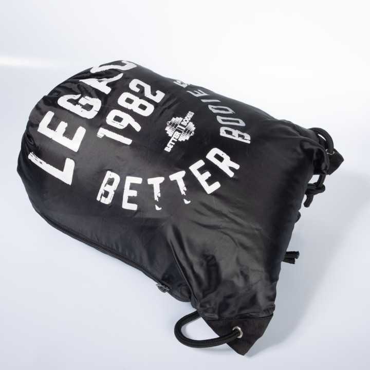 Nylon Gym String Bag BETTER BODIES: Side Zip Pocket