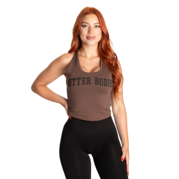 Women's Crop Top Better Bodies: Cotton-Blend T-Back