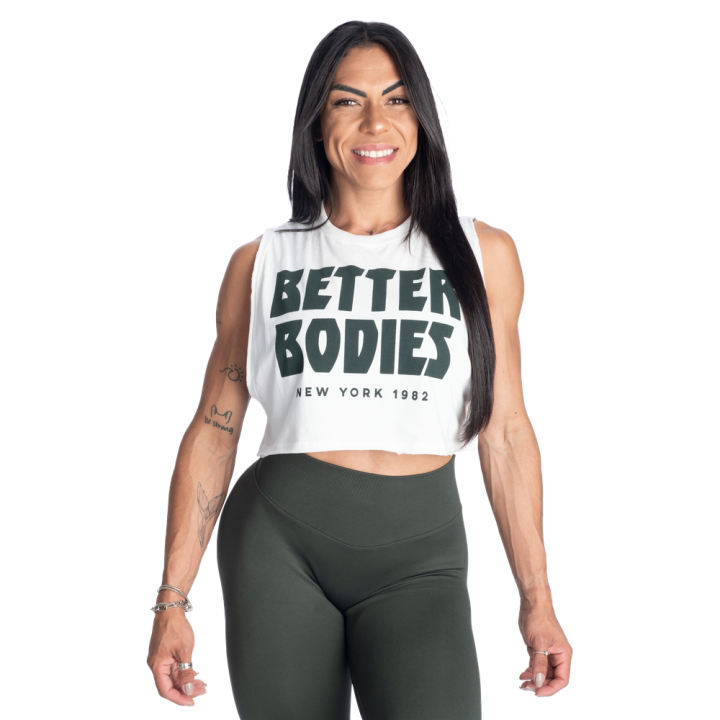 Women's NY Crop Tank Better Bodies: Vintage Washed Cotton