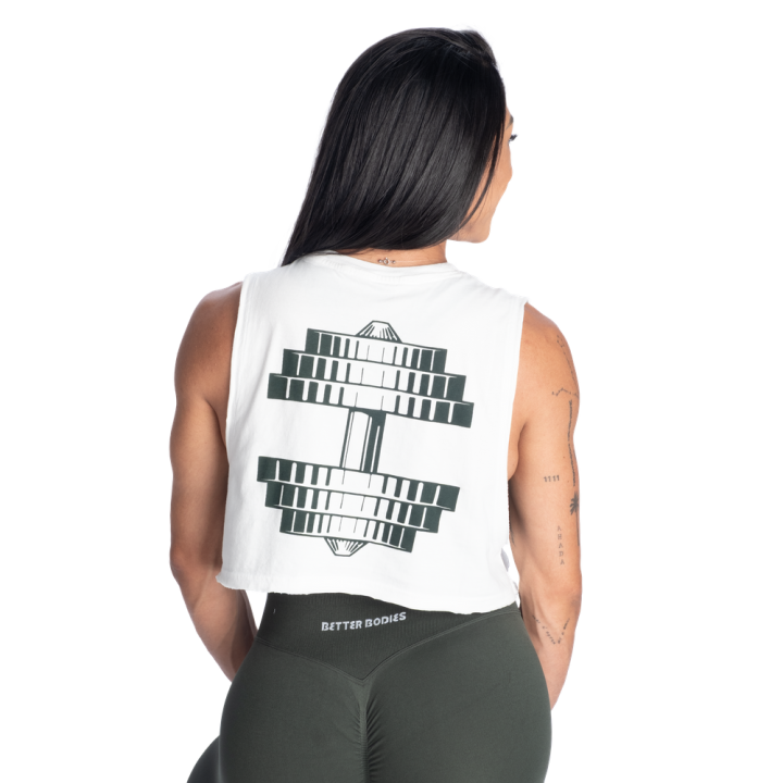 Women's NY Crop Tank Better Bodies: Vintage Washed Cotton